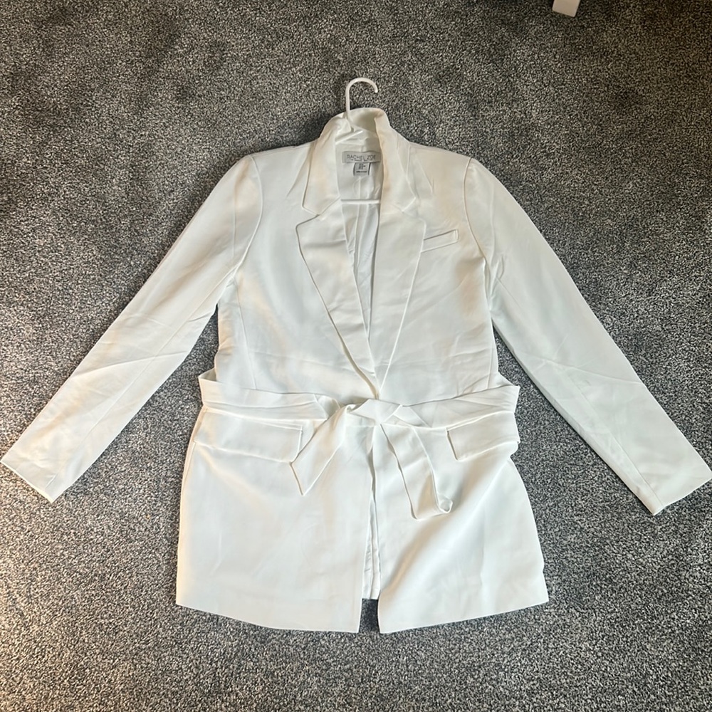 White Rachel Zoe blazer, size medium